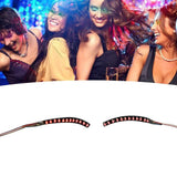 LED False Eyelashes Light Lightweight Stylish Reliable Luminous False Eyelashes Light for Party Bars Nightclubs Halloween Red In Australia - Darrahopens