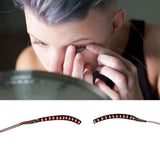 LED False Eyelashes Light Lightweight Stylish Reliable Luminous False Eyelashes Light for Party Bars Nightclubs Halloween Red In Australia - Darrahopens