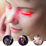 LED False Eyelashes Light Lightweight Stylish Reliable Luminous False Eyelashes Light for Party Bars Nightclubs Halloween Red In Australia - Darrahopens