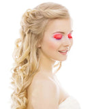 LED False Eyelashes Light Lightweight Stylish Reliable Luminous False Eyelashes Light for Party Bars Nightclubs Halloween Red