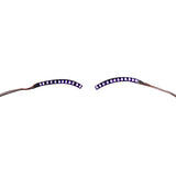 LED False Eyelashes Light Lightweight Stylish Reliable Luminous False Eyelashes Light for Party Bars Nightclubs Halloween Purple In Australia - Darrahopens