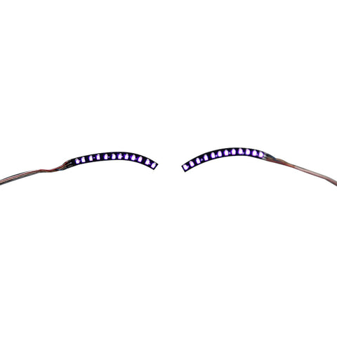 LED False Eyelashes Light Lightweight Stylish Reliable Luminous False Eyelashes Light for Party Bars Nightclubs Halloween Purple In Australia - Darrahopens
