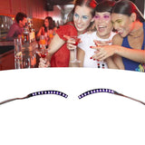 LED False Eyelashes Light Lightweight Stylish Reliable Luminous False Eyelashes Light for Party Bars Nightclubs Halloween Purple In Australia - Darrahopens