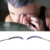LED False Eyelashes Light Lightweight Stylish Reliable Luminous False Eyelashes Light for Party Bars Nightclubs Halloween Purple In Australia - Darrahopens