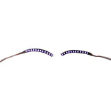 LED False Eyelashes Light Lightweight Stylish Reliable Luminous False Eyelashes Light for Party Bars Nightclubs Halloween Purple