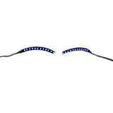 LED False Eyelashes Light Lightweight Stylish Reliable Luminous False Eyelashes Light for Party Bars Nightclubs Halloween Blue