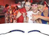 LED False Eyelashes Light Lightweight Stylish Reliable Luminous False Eyelashes Light for Party Bars Nightclubs Halloween Blue