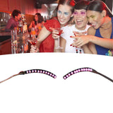LED False Eyelashes Light Lightweight Stylish Reliable Luminous False Eyelashes Light for Party Bars Nightclubs Halloween Pink In Australia - Darrahopens