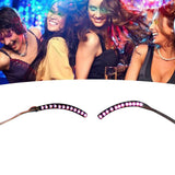 LED False Eyelashes Light Lightweight Stylish Reliable Luminous False Eyelashes Light for Party Bars Nightclubs Halloween Pink In Australia - Darrahopens