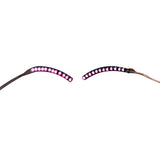 LED False Eyelashes Light Lightweight Stylish Reliable Luminous False Eyelashes Light for Party Bars Nightclubs Halloween Pink