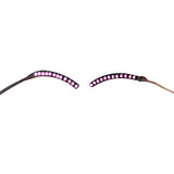 LED False Eyelashes Light Lightweight Stylish Reliable Luminous False Eyelashes Light for Party Bars Nightclubs Halloween Pink