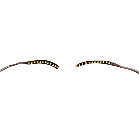 LED False Eyelashes Light Lightweight Stylish Reliable Luminous False Eyelashes Light for Party Bars Nightclubs Halloween Yellow In Australia - Darrahopens
