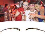 LED False Eyelashes Light Lightweight Stylish Reliable Luminous False Eyelashes Light for Party Bars Nightclubs Halloween Yellow In Australia - Darrahopens