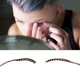 LED False Eyelashes Light Lightweight Stylish Reliable Luminous False Eyelashes Light for Party Bars Nightclubs Halloween Yellow In Australia - Darrahopens
