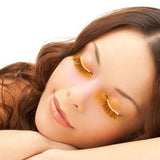 LED False Eyelashes Light Lightweight Stylish Reliable Luminous False Eyelashes Light for Party Bars Nightclubs Halloween Yellow