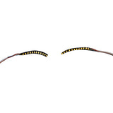 LED False Eyelashes Light Lightweight Stylish Reliable Luminous False Eyelashes Light for Party Bars Nightclubs Halloween Yellow
