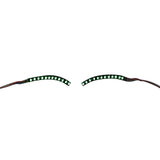 LED False Eyelashes Light Lightweight Stylish Reliable Luminous False Eyelashes Light for Party Bars Nightclubs Halloween Green In Australia - Darrahopens