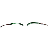LED False Eyelashes Light Lightweight Stylish Reliable Luminous False Eyelashes Light for Party Bars Nightclubs Halloween Green