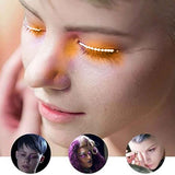 LED False Eyelashes Light Lightweight Stylish Reliable Luminous False Eyelashes Light for Party Bars Nightclubs Halloween Orange In Australia - Darrahopens