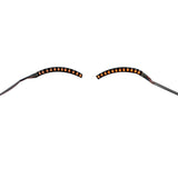 LED False Eyelashes Light Lightweight Stylish Reliable Luminous False Eyelashes Light for Party Bars Nightclubs Halloween Orange