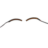 LED False Eyelashes Light Lightweight Stylish Reliable Luminous False Eyelashes Light for Party Bars Nightclubs Halloween Orange