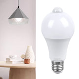 LED Sensor Light Bulbs Professional High Brightness Energy Saving LED Light Bulb with Motion Sensor 15W 85‑265V