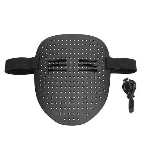 LED Party Face Cover Gesture Sensing Adjustable Light Up Transforming Face Cover for Cosplay Carnival Festival In Australia - Darrahopens