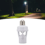 Motion Sensor Light Socket PIR Motion E27 Screw Bulb Adapter Adjustable Auto On Off Night Light Control Garage Light for Basement