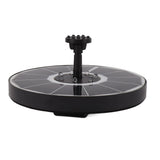 Solar Fountain Light with 8 Nozzles 3.5W 900mAh Colorful Powerful Solar Bird Bath Fountains for Bird Bath Garden Black Nozzle In Australia - Darrahopens