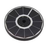 Solar Fountain Light with 8 Nozzles 3.5W 900mAh Colorful Powerful Solar Bird Bath Fountains for Bird Bath Garden Black Nozzle In Australia - Darrahopens