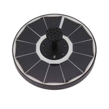 Solar Fountain Light with 8 Nozzles 3.5W 900mAh Colorful Powerful Solar Bird Bath Fountains for Bird Bath Garden Black Nozzle