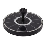 Solar Fountain Light with 8 Nozzles 3.5W 900mAh Colorful Powerful Solar Bird Bath Fountains for Bird Bath Garden Black Nozzle In Australia - Darrahopens
