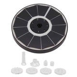 Solar Fountain Light with 8 Nozzles 3.5W 900mAh Colorful Powerful Solar Bird Bath Fountains for Bird Bath Garden TransparentNozzle In Australia - Darrahopens