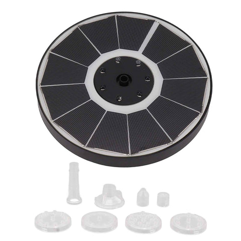 Solar Fountain Light with 8 Nozzles 3.5W 900mAh Colorful Powerful Solar Bird Bath Fountains for Bird Bath Garden TransparentNozzle In Australia - Darrahopens