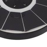 Solar Fountain Light with 8 Nozzles 3.5W 900mAh Colorful Powerful Solar Bird Bath Fountains for Bird Bath Garden TransparentNozzle