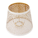 Lamp Shade E27 E26 White Carved Flower Pattern Iron Modern Design Easy Installation Bulb Shade for Home Living Room In Australia - Darrahopens