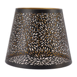 Metal Lamp Shade E26 E27 Forest Tree Style Hollow Out Iron Decorative Lampshade Cover with Inner Gold Pattern for Table Wall Ceiling Lamp Black In Australia - Darrahopens