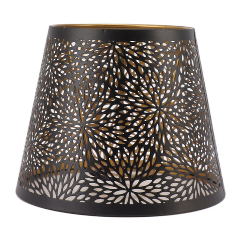 Metal Lamp Shade E26 E27 Forest Tree Style Hollow Out Iron Decorative Lampshade Cover with Inner Gold Pattern for Table Wall Ceiling Lamp Black In Australia - Darrahopens