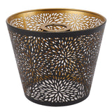 Metal Lamp Shade E26 E27 Forest Tree Style Hollow Out Iron Decorative Lampshade Cover with Inner Gold Pattern for Table Wall Ceiling Lamp Black In Australia - Darrahopens