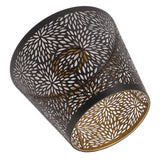 Metal Lamp Shade E26 E27 Forest Tree Style Hollow Out Iron Decorative Lampshade Cover with Inner Gold Pattern for Table Wall Ceiling Lamp Black In Australia - Darrahopens
