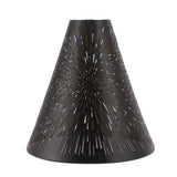 Table Lamp Shade Laser Engraved Metal Fireworks Shape Projection Lampshade for Bedroom In Australia - Darrahopens