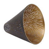 Table Lamp Shade Laser Engraved Metal Fireworks Shape Projection Lampshade for Bedroom In Australia - Darrahopens