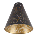 Table Lamp Shade Laser Engraved Metal Fireworks Shape Projection Lampshade for Bedroom In Australia - Darrahopens