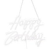 Happy Birthday Letter LED Lights Romantic Neon Light Sign Acrylic Happy Birthday Decoration for Party Bar Warm White In Australia - Darrahopens