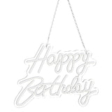 Happy Birthday Letter LED Lights Romantic Neon Light Sign Acrylic Happy Birthday Decoration for Party Bar Warm White In Australia - Darrahopens