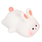 Kawaii Bunny Night Light Soft Silicone Night Light Portable USB Rechargeable Bedside Lamp for Baby Toddler Kids In Australia - Darrahopens