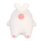 Kawaii Bunny Night Light Soft Silicone Night Light Portable USB Rechargeable Bedside Lamp for Baby Toddler Kids