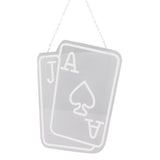 Poker LED Neon Signs Playing Cards Neon Signs for Wall Decor Bedroom Casino Bar Hotel Play Room Birthday Party Decor J Poker
