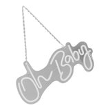 Oh Baby Neon Sign Acrylic USB Powered Wall Decor Neon Light for Bar Wedding Holiday Party Birthday Baby Shower Warm Light