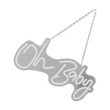 Oh Baby Neon Sign Acrylic USB Powered Wall Decor Neon Light for Bar Wedding Holiday Party Birthday Baby Shower Warm Light
